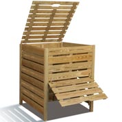 Compostador de Madera 800 Litros